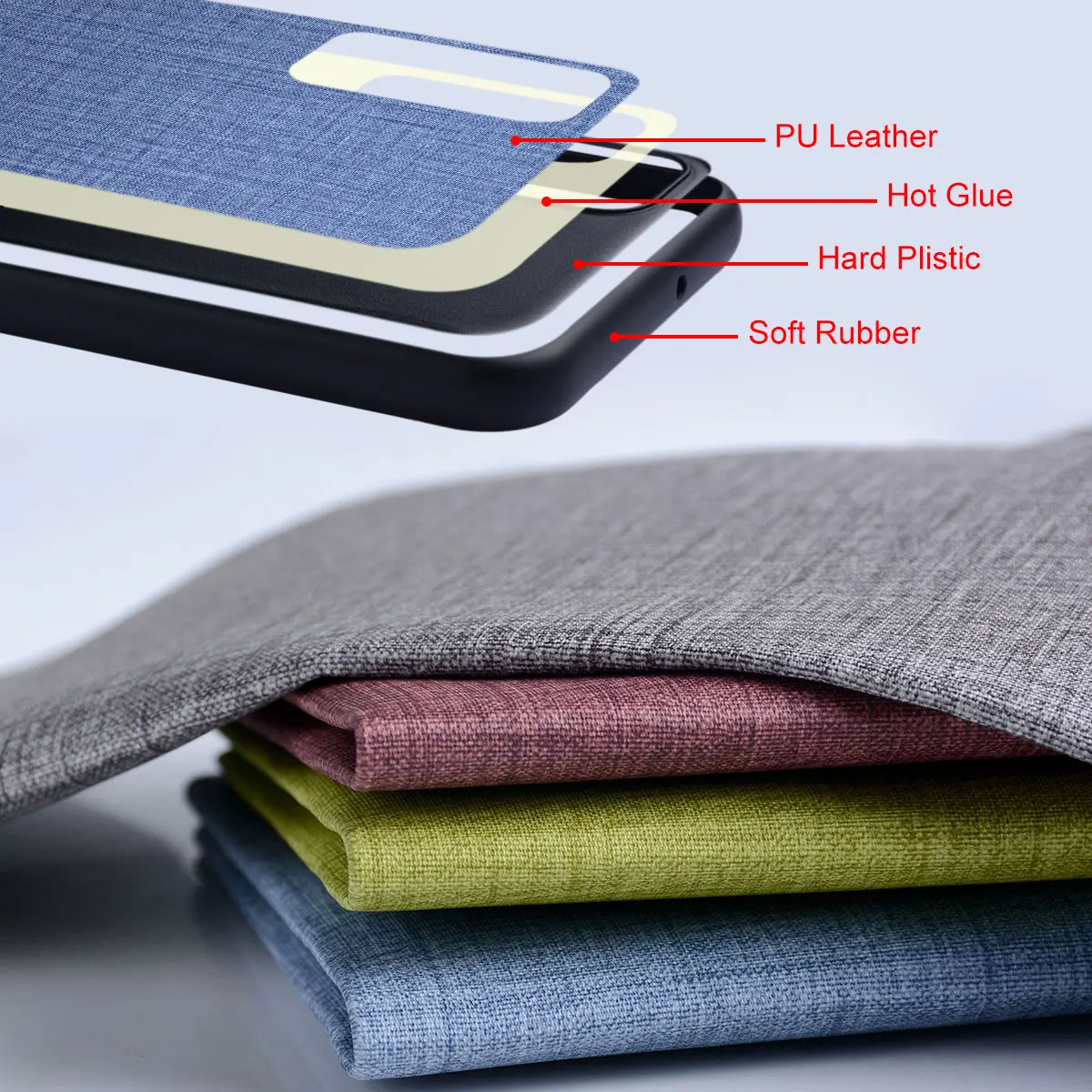Case For Honor 200 Pro Lite Cloth Texture TPU Four-corner Explosion-proof  Back Cover For Honor 200 Pro Lite case