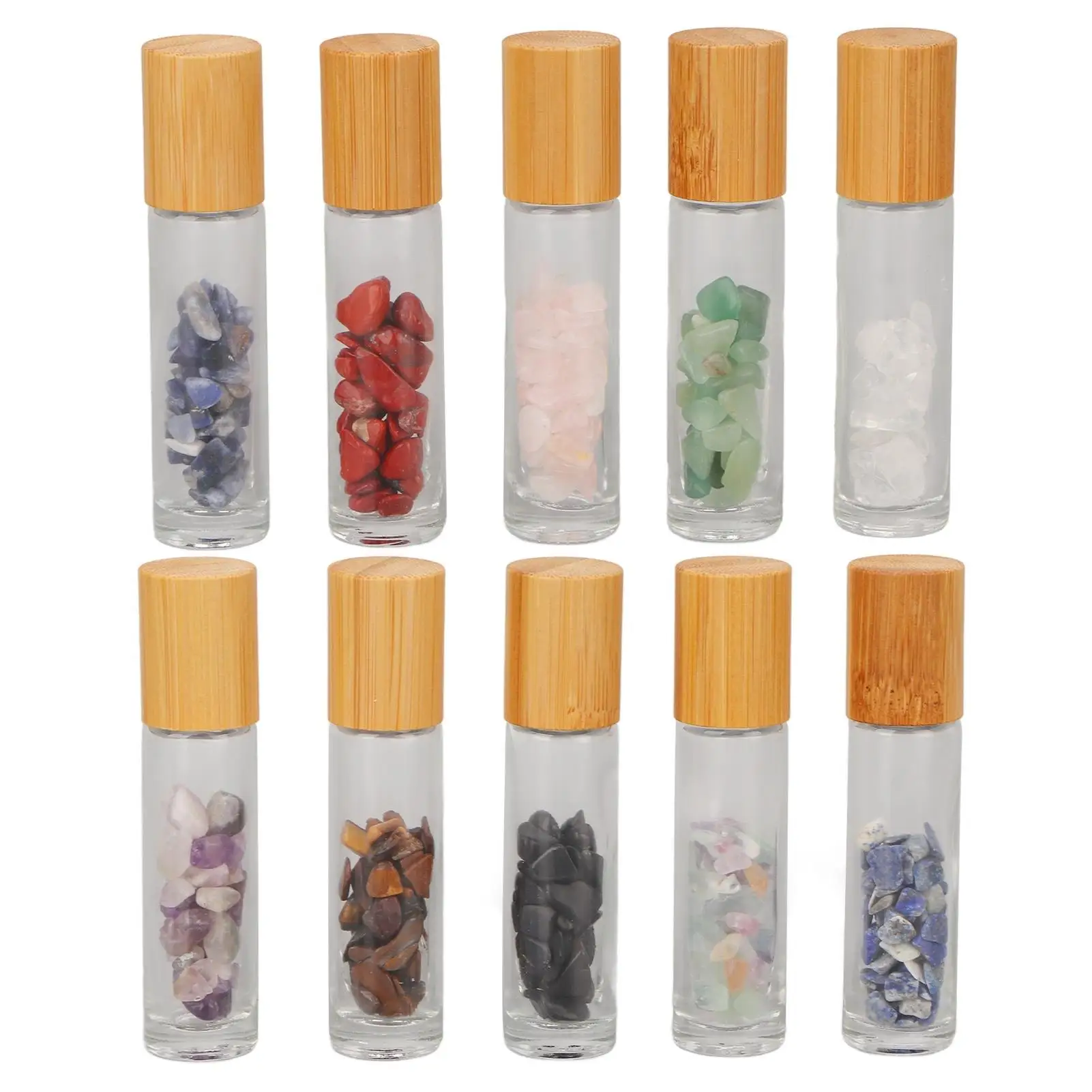 

10ml Roller Ball Bottles for Essential Oils - Portable & Prevents Separation