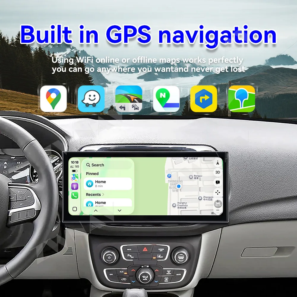 

Мультимедийный GPS-плеер с сенсорным HD-экраном 15,8 дюйма для Jeep Compass 2017-2021, автомобильное радио, аксессуары для интерьера автомобиля, Android 15
