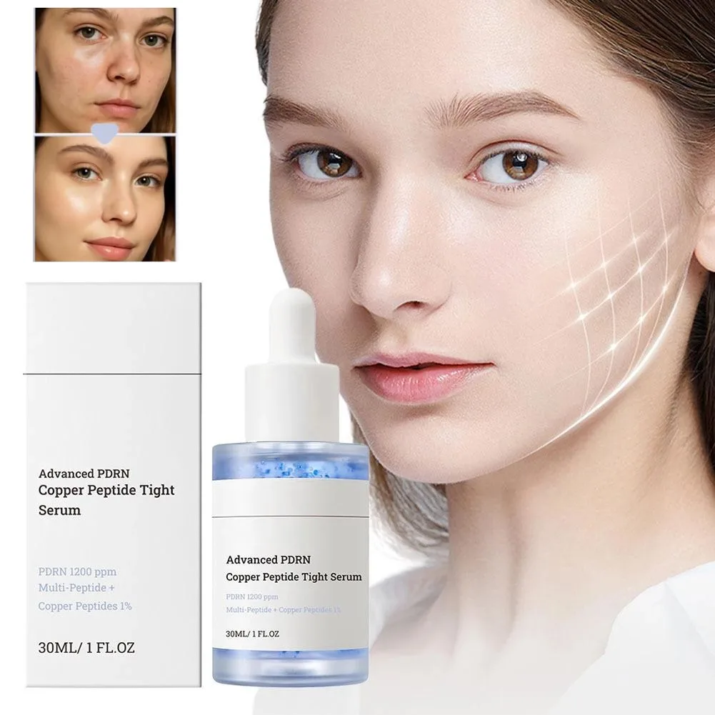 PDRN Mutil Peptide Copper Peptide Tight Facial Serum Deep Nourishing Improves Skin Elasticity Shrink Pores Korean Skin Care