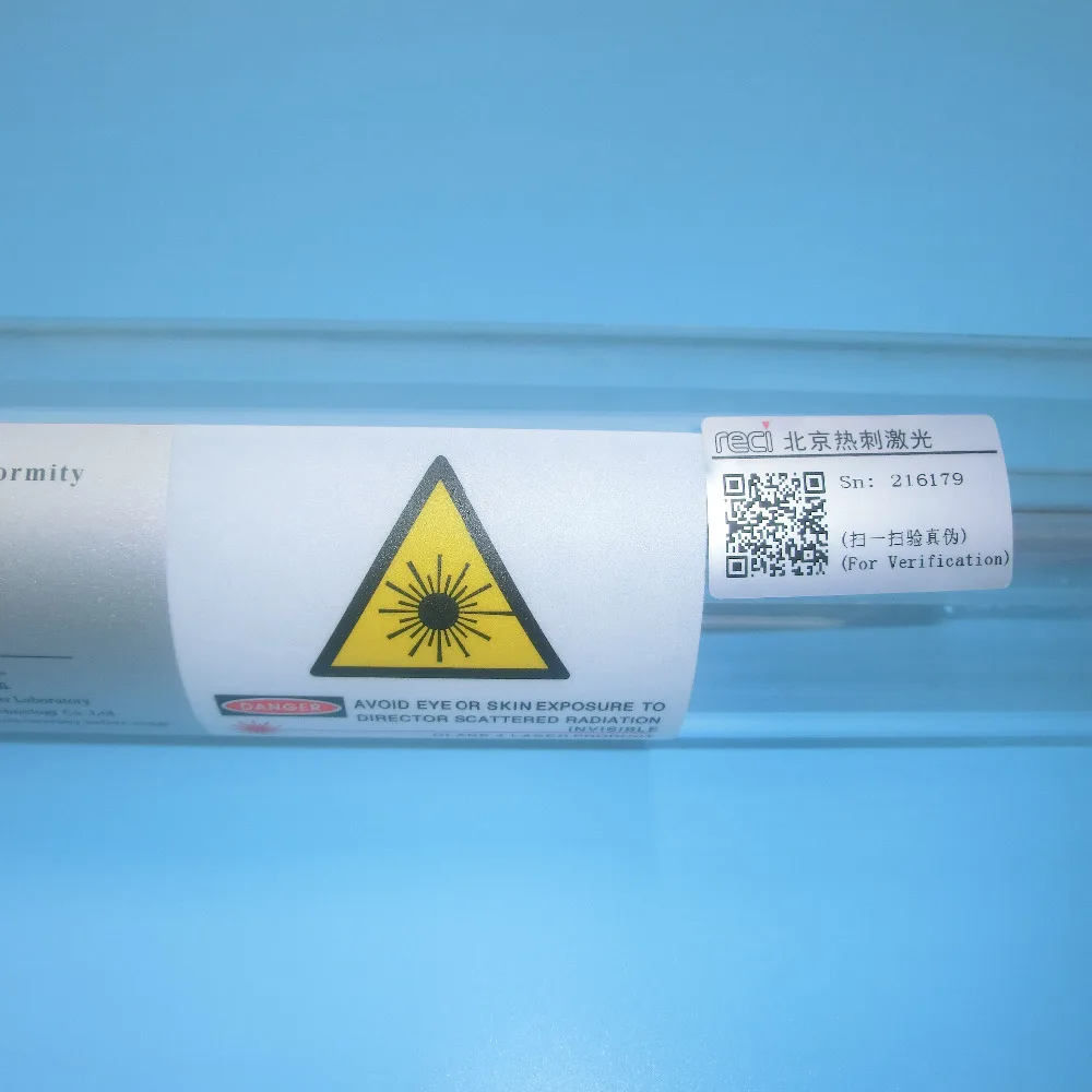 Hottest Sale Co2 Lase Tube Reci W2 80W