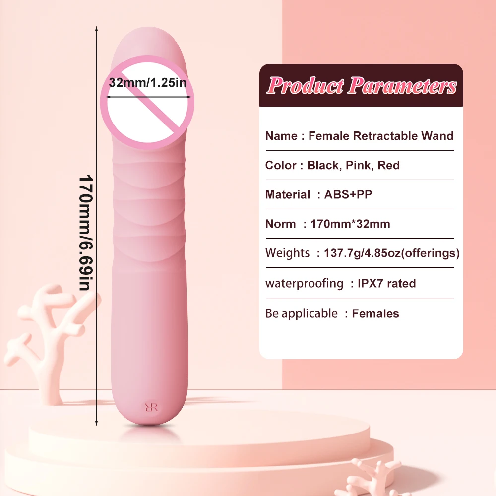 هزازات G-Spot تلسكوبية للنساء ، دسار ، البظر ، محفز المهبل ، عصا الدفع ، جهاز الاستمناء الأنثوي ، آلة الجنس للبالغين