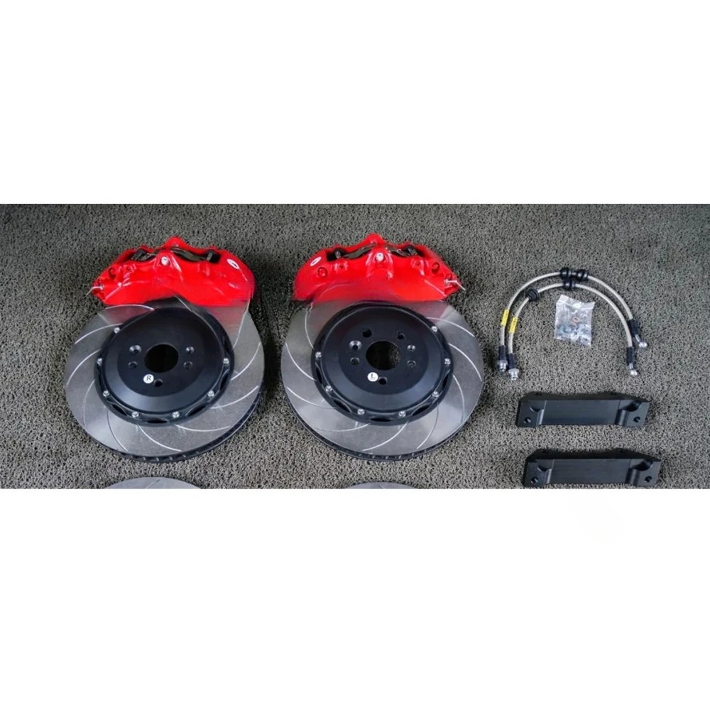 

FRONT BIG BRAKE KIT 6 Piston Caliper 378X32mm Slotted Disc Rotor for S60 2019-2021 20in Wheel