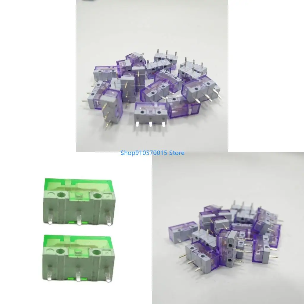 B95C 2PCS Huano Micro Switches 120 Millions Clicks Game Mouse Micro Switches 3Pins