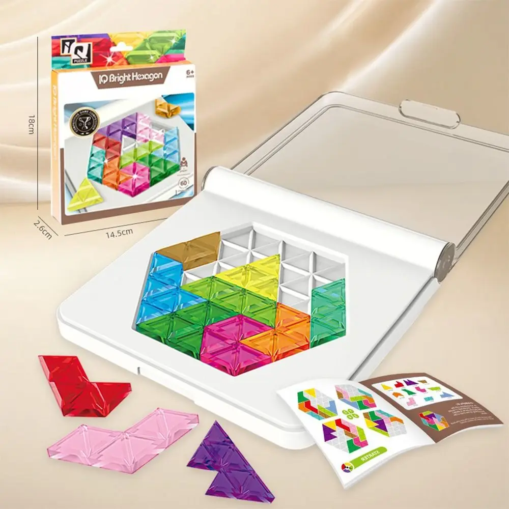 Bunte Puzzle-Blöcke 60 Herausforderung Spielzeug modi Kinder Geschenk 3D-Puzzle Fähigkeit Gebäude Lernspiel Brain Teaser-Spiel