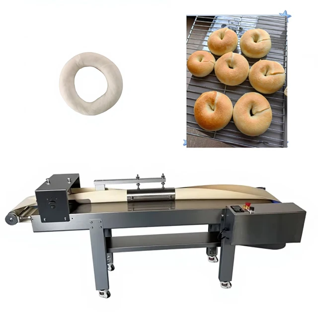 -oo Hot Sale Automatic Donut Bagel Production Line Automatic Donut Bagel Forming Automatic Shaping Machine