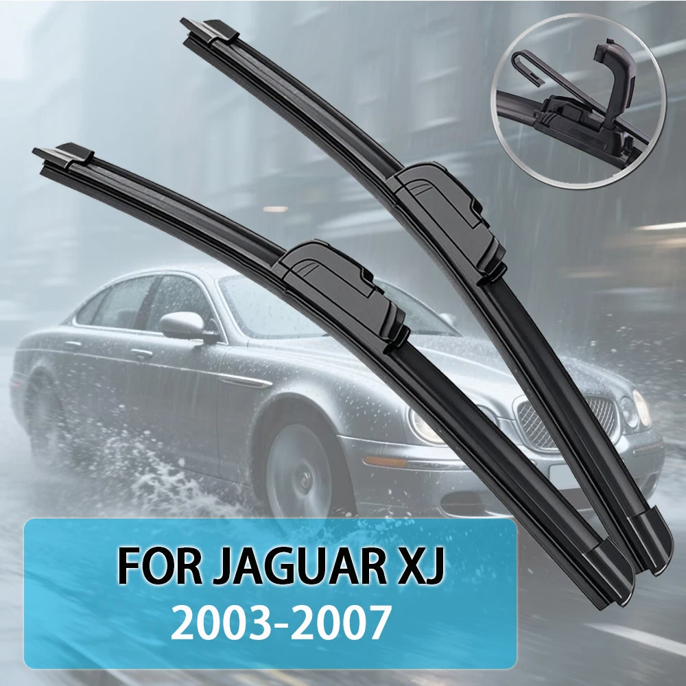 Auto Wischer Klinge Für Jaguar XJ XJR X(350 351) 2003-2007 & 2010-2023 windschutzscheibe Gummi Refill Frontscheibe Wischer Auto Zubehör