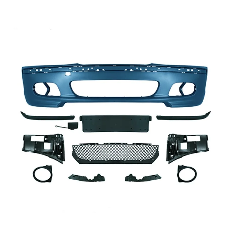 

E46 Модернизация Обновление MT Комплект переднего бампера в сборе Комплект кузова противотуманной решетки