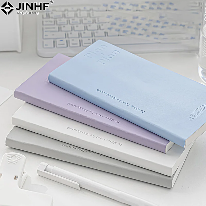 Kawaii-ラップトップpuソフトカバー,ウィークリー,デイリー,プランナー,アジェンダ,作業,時間,計画,スケジュール,セルフフィルド,日付,学習