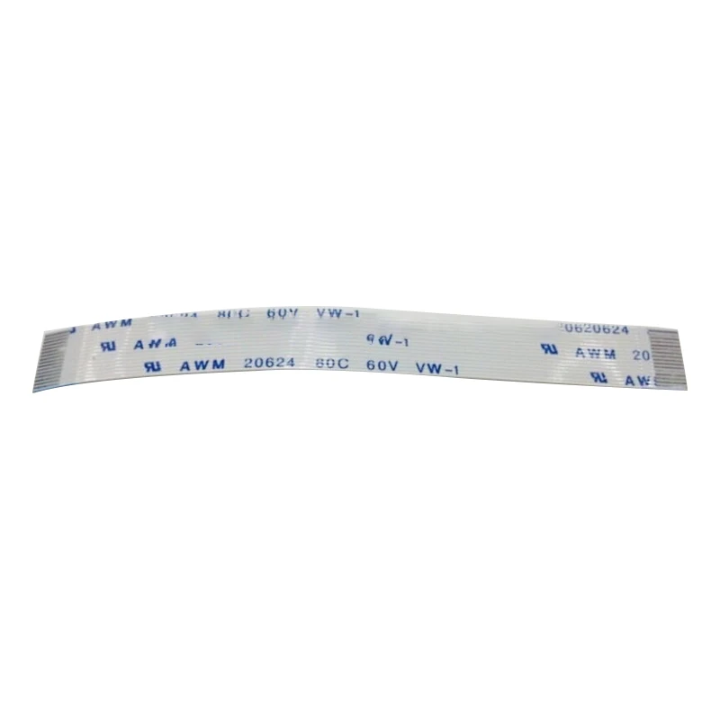 Flat Flex ribbon FFC cable 4 - 80 pin 30 - 1000mm long pitch 0.5mm 0.8mm 1.0mm 1.25mm  awm vw-1