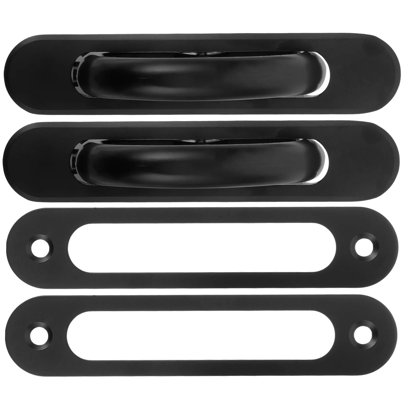 

2Pcs Hidden Cabinet Door Pull Handles Modern Concealed Drawer Pulls for Kitchen Cupboard Handles Invisible Cabinet Hardware