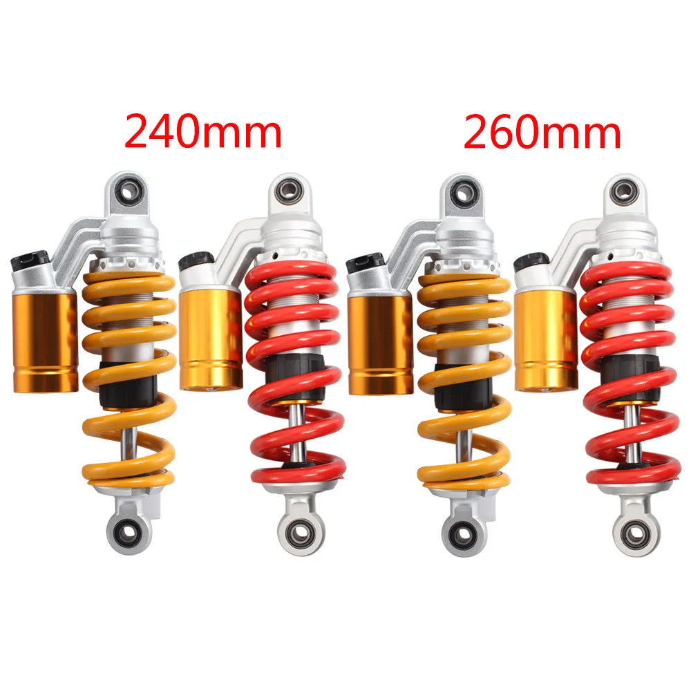 240/260mm Universal Motorcycle Rear Suspension Shock Absorber Air Damper For Honda Msx125 Grom SF Dirt Bike Monkey Yamaha Suzuki
