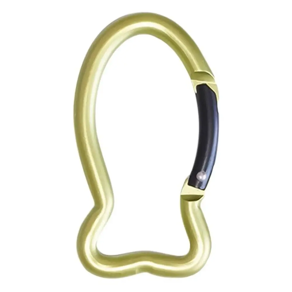 5pcs Fish-shaped Quick Release Carabiner Aluminum Alloy Safe Novel Style Carabiner Multifunctional Durable Outdoor Sports Buckle