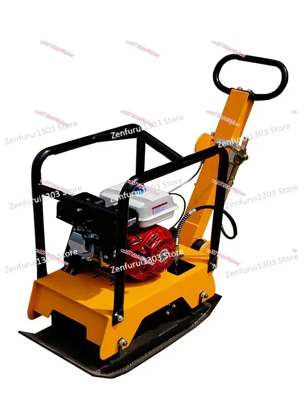 Gasoline Flat Tamping Vibration Compactor Asphalt Flat Electric Two-Way Small Impact Road Compaction