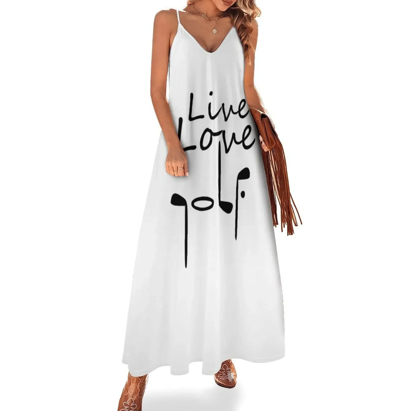 

Live love golf Sleeveless Dress Dress women Beachwear ladies dresses for women 2024 summer dresses ladies 2024 Dress