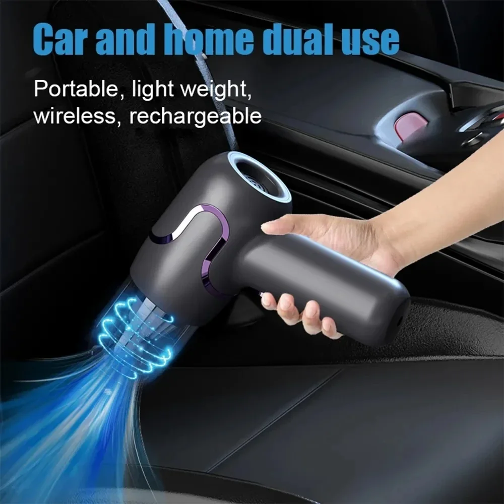 

Car Vacuum Cleaner 12000PA 3 IN 1 Handheld Vacuum Car Vacuum Rechargeable Portable Wireless Vacuum Cleaner for Car Home Cleaning