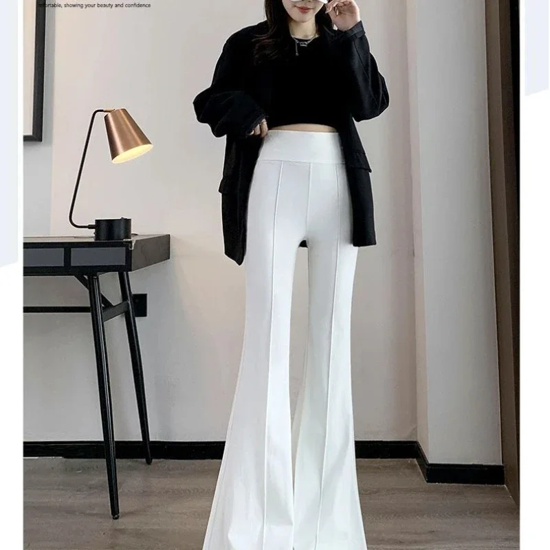 

Модные и популярные брюки с высокой талией 2025 года, новые летние тонкие и модные универсальные тонкие повседневные брюки XT1559