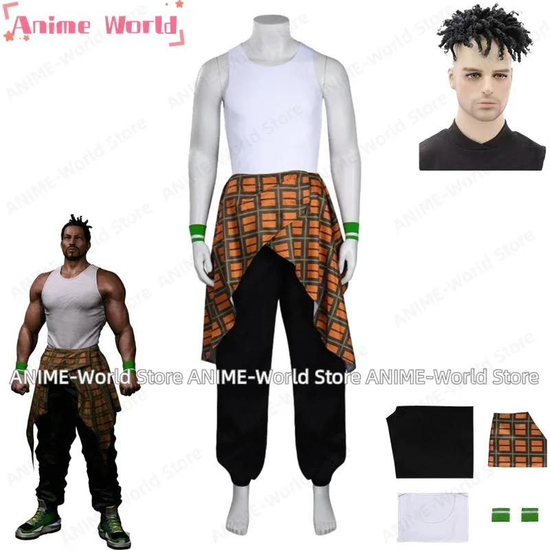 

《Custom Size》Game Final Fantasy Origin Ash Outfits Halloween Carnival Suit Cosplay Costume Wig