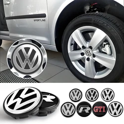 4PCS 56 millimetri 65 millimetri 66 millimetri Per Volkswagen VW Coprimozzi Originali Auto Centro Ruota Coperture Decorazione Distintivo Auto Mozzo Caps Emblema di ricambio