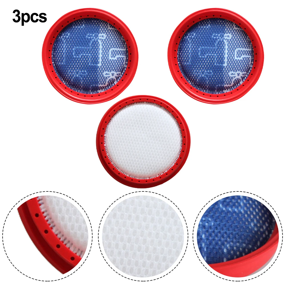 مرشحات فلتر بديلة 3 * فلتر غبار هواء العادم يقلل من الغبار القابل للغسل لـ Kogan C11 Pro اللاسلكي