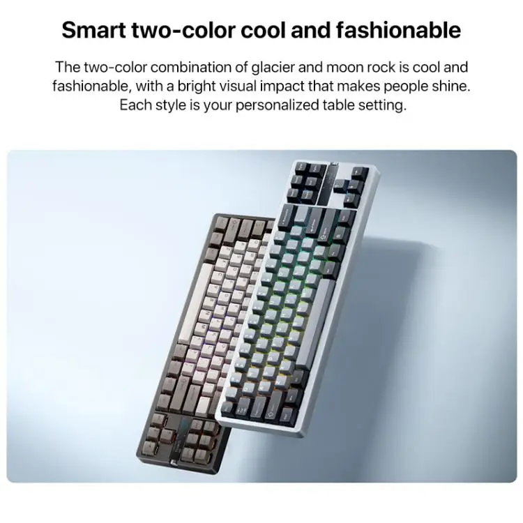 Newest Mechanical Keyboard MK71 Pro Wired / 2.4G / Triple Mode Gaming Keyboard Ultra-Portable Usb Keyboard Set