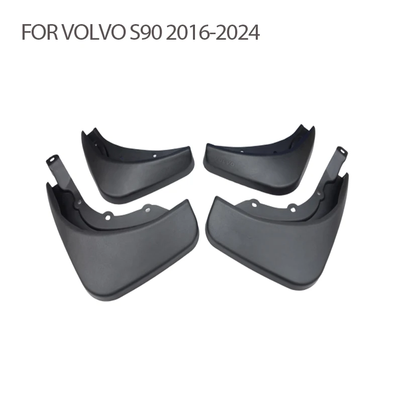 4x For VOLVO S90 Mudguard Fender Mud Flap Guards Splash Mudflaps Car Accessories Front Rear 4pcs 2016 2017 2018 2019 2020-2024