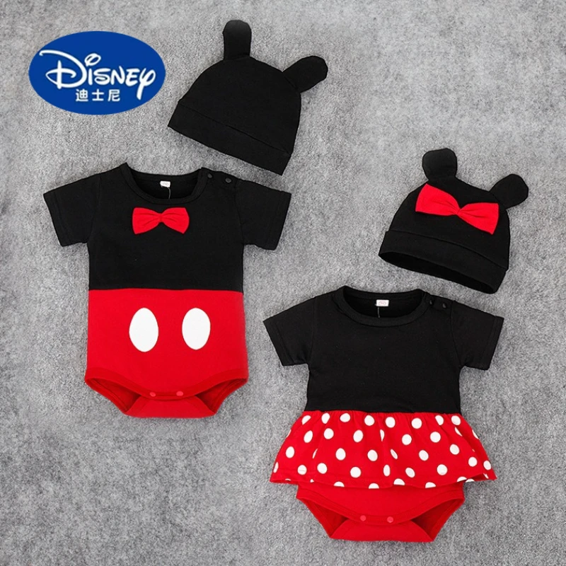 

Disney Baby Clothes: 2-Pack Cute Cartoon 3D Bodysuit & Dress Romper Sets for Newborn Infant Girls & Boys