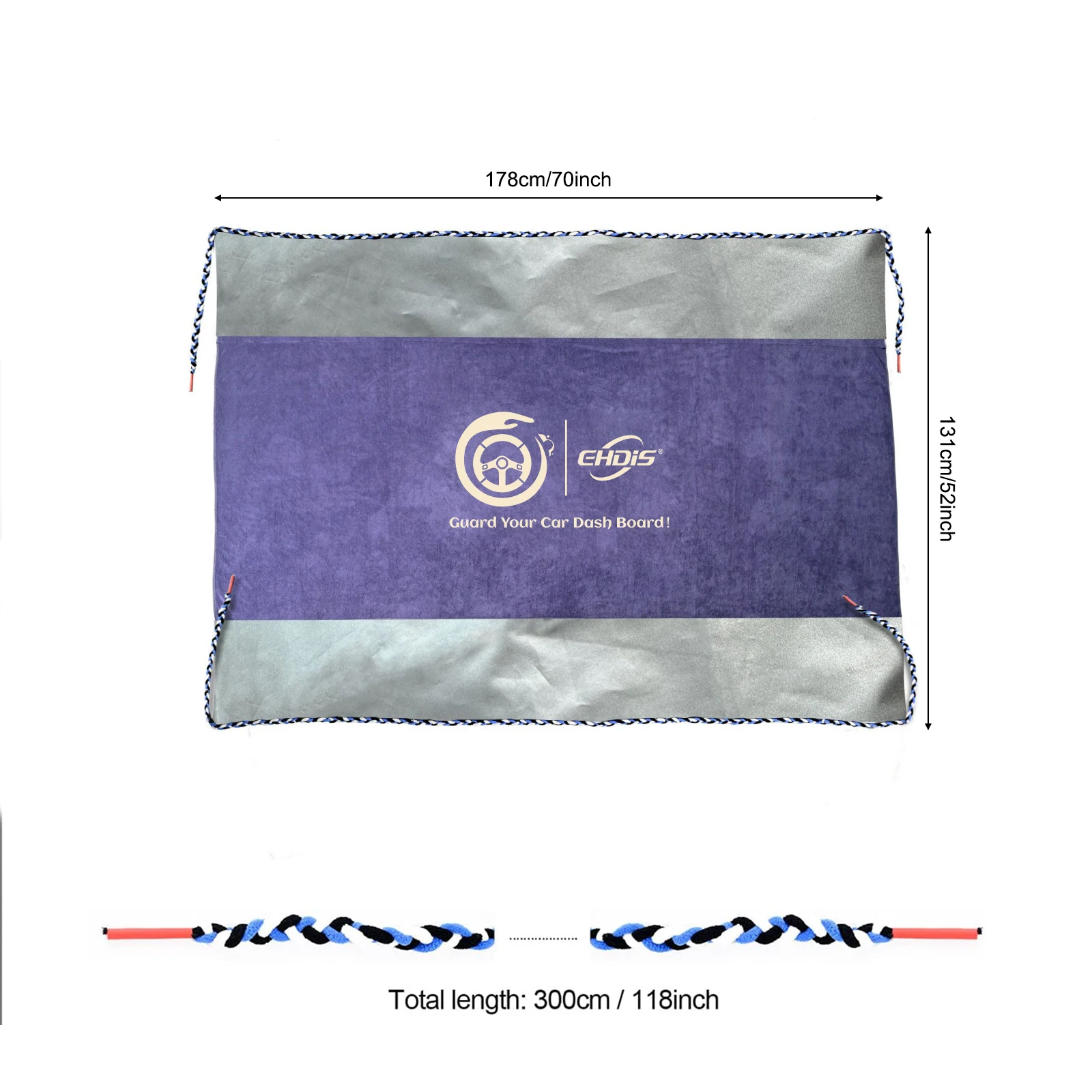 EHDIS Auto-Windschutzscheiben-Mikrofasertuch Schutzwerkzeug Vinyl-Wrapping Wasserabsorbierendes Panel Trockentuch Folien-Tönungs- und Armaturenbrett-Abdeckung – Detail 31