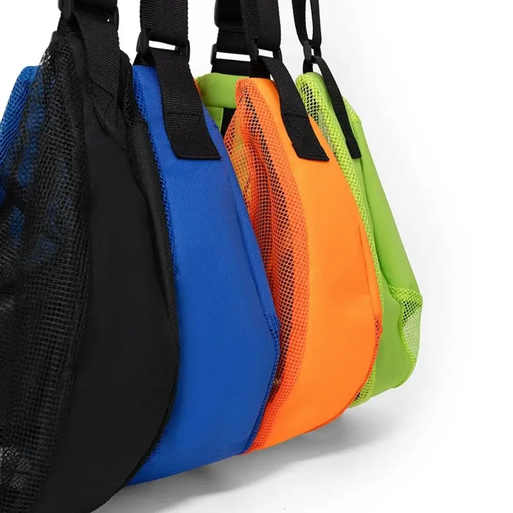 Multifunktionale Basketball-Netztasche, atmungsaktiv, mit Reißverschlusstasche, einzelne Balltasche, verstellbar, tragbar, Sportball-Umhängetasche