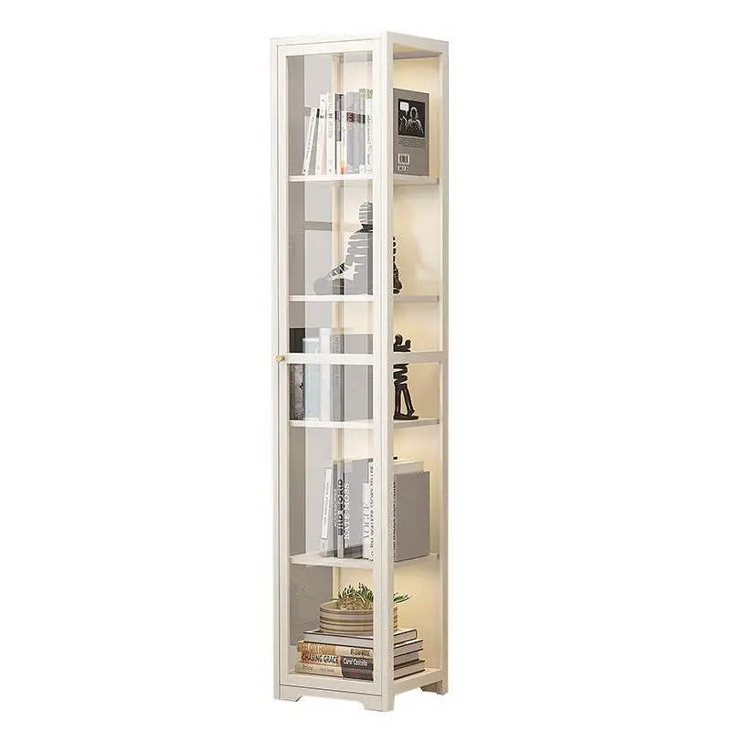 

Transparent display cabinet, living room bookcase, floor-to-ceiling dustproof, simple multi-layer bookshelf, household multi-fun
