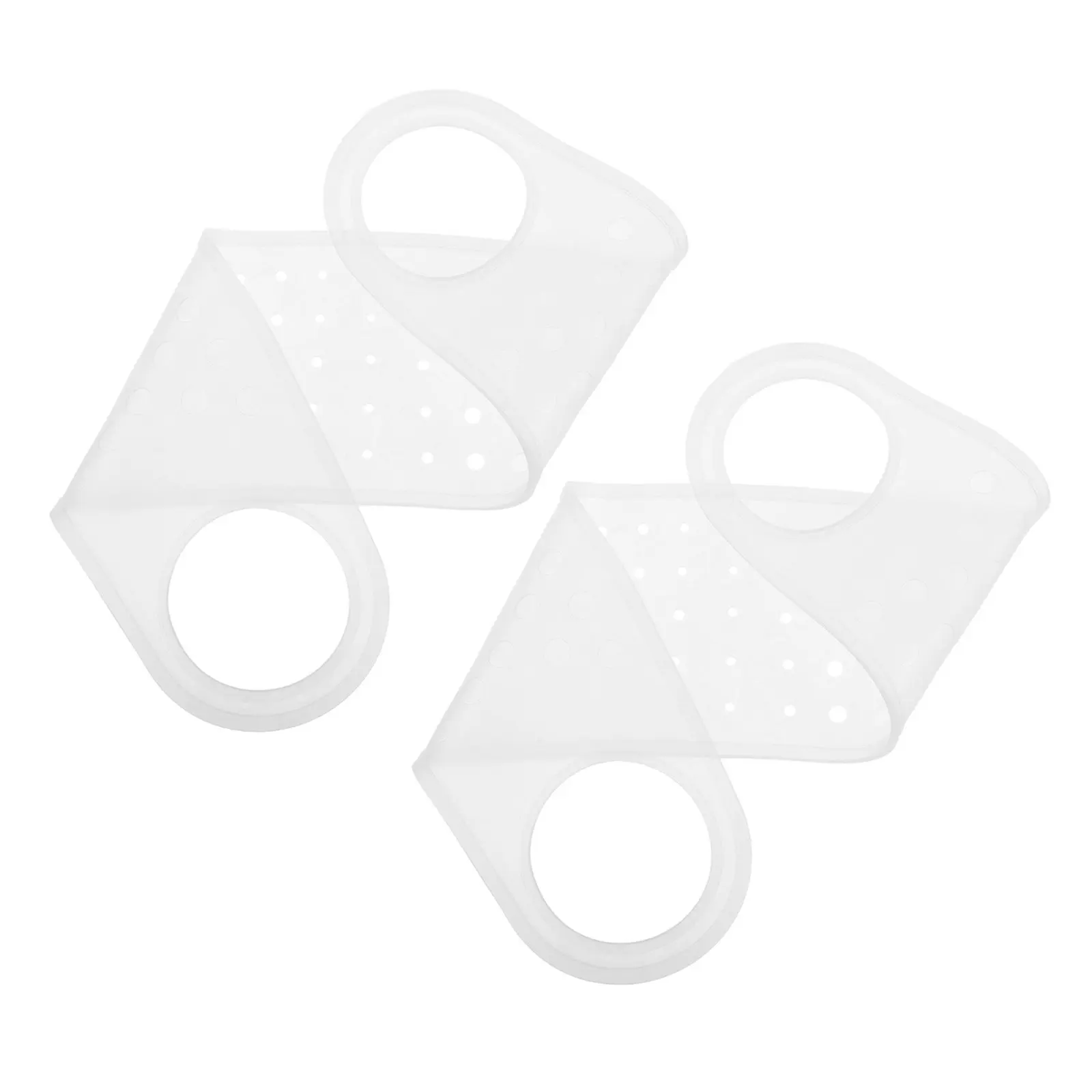 2 Pezzi Fascia Modellante Viso in Silicone per Sollevamento Linea Mascellare e Riduzione Doppio Mento, per Dormire, a Forma di V, Vestibilità Confortevole, per Uso Notturno