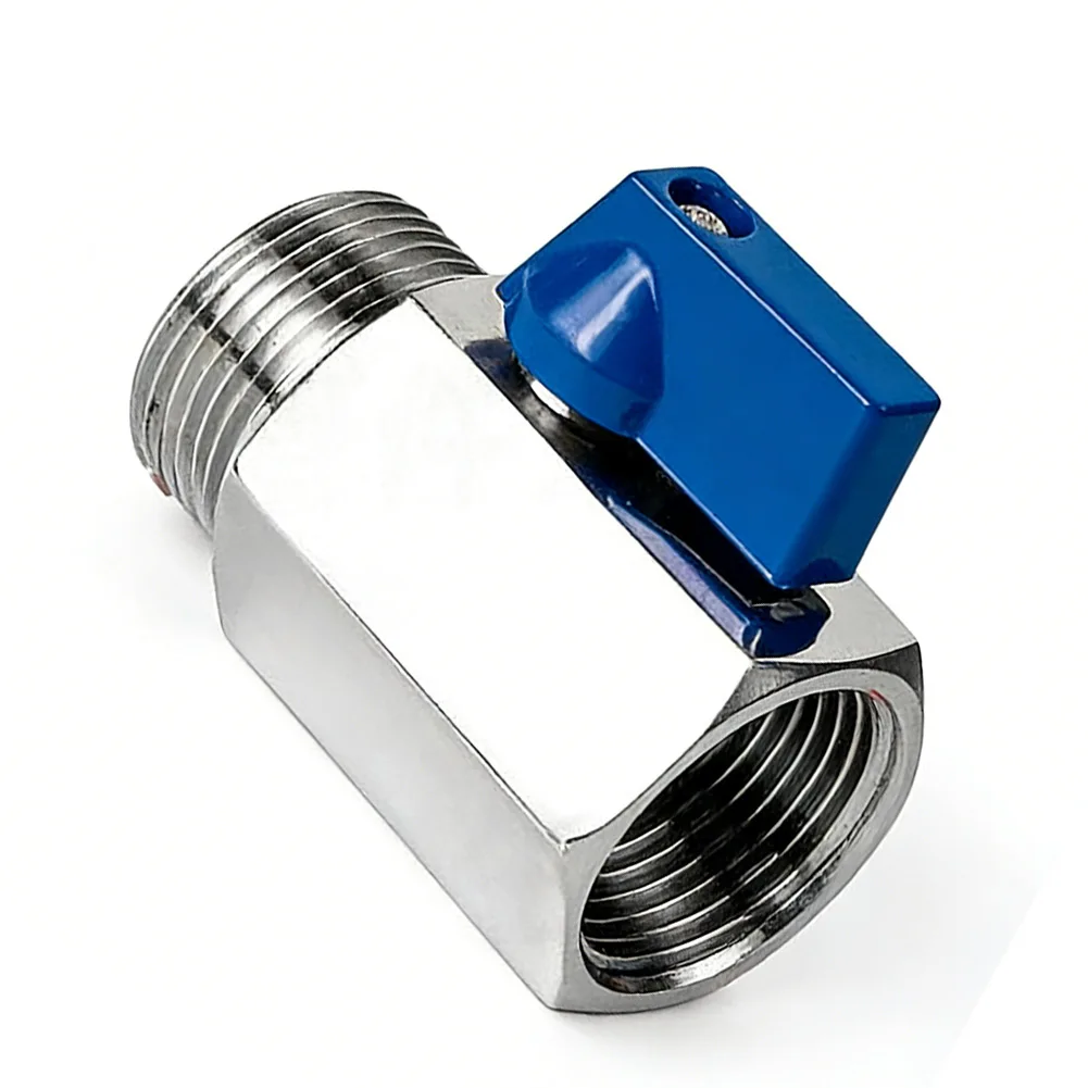 For Tight Spaces Compact Ball Valve DN6 DN8 DN10 DN15 DN20 DN25 Rust Resistant Seamless Operation Leak-proof Seal
