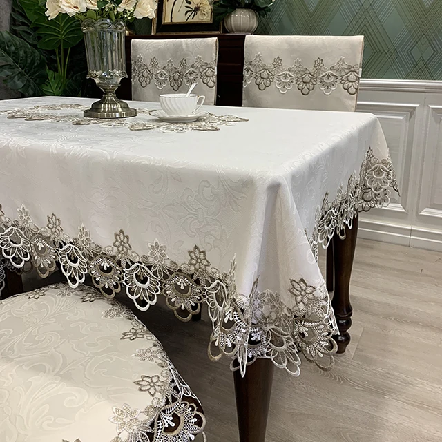 テーブルクロス,ダイニングテーブルカバー,布,丸型,刺embroidered生地