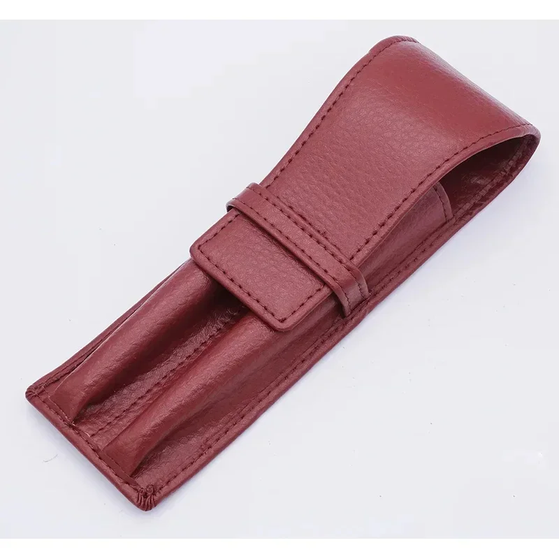 New Jinhao 5000 Black Golden Fountain Pen & Roller Pen With Real Leather Pencil Case Bag Washed Cowhide Pen Case Holder Writing