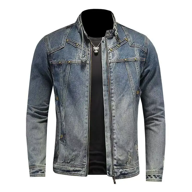 

2025 new arrival fashion casual slim dniem cotton jackets men,pdd003