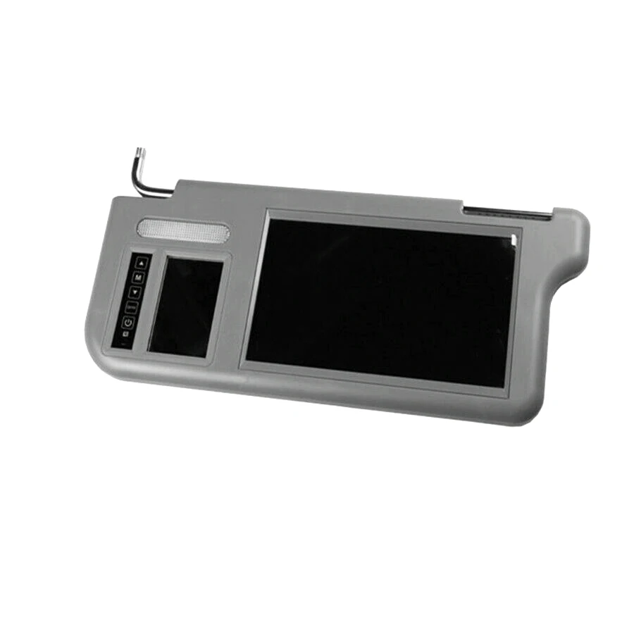 

7 Inch Car Sunvisor Interior Rear View Mirror Screen Lcd Monitor DVD/VCD/AV/TV Player Rear Camera(Left)Sun