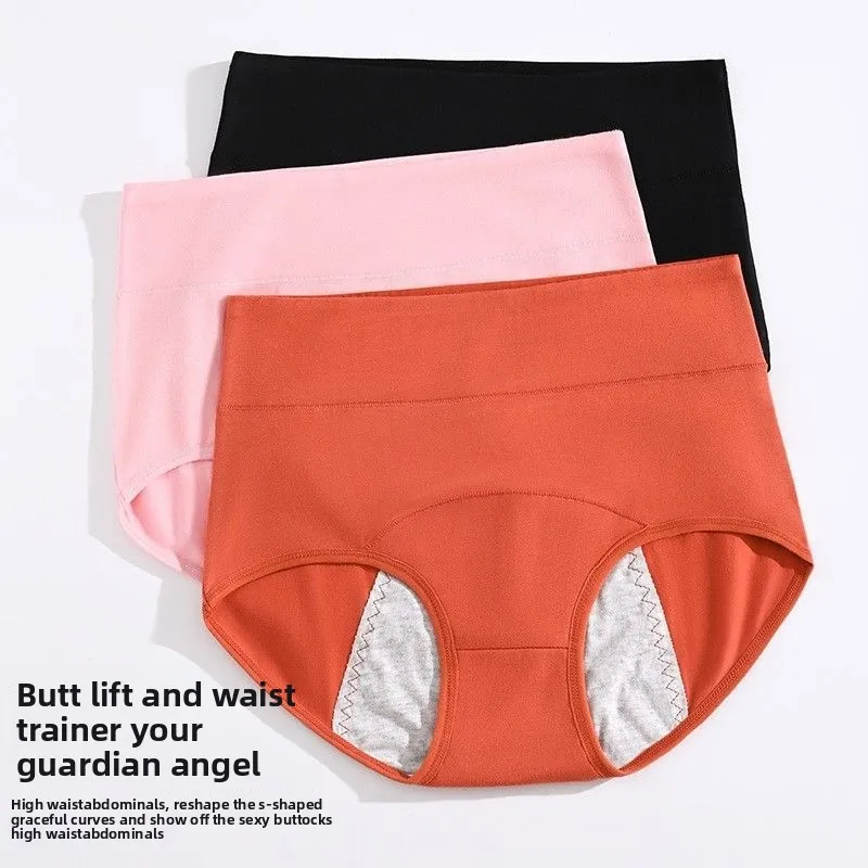 

Panties for Menstruation Cotton Menstrual Panties High Waist Period Underwear Culotte Menstruelle Leak Proof Bragas Menstruales