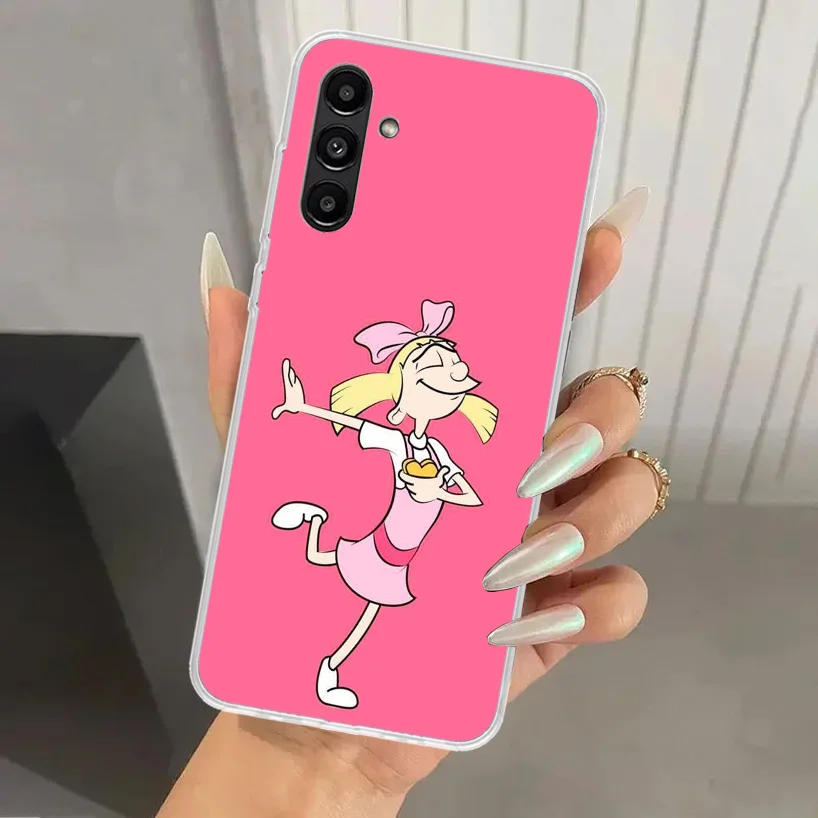 Cartoon Hey Arnold Fondos Phone Case for Samsung Galaxy A15 A25 A35 A55 A14 A24 A34 A13 A53 A12 A52S A23 A33 A24 A34 A03S A04S A