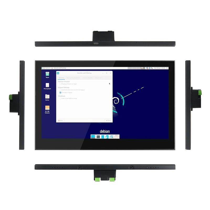 Sunworld 11.6 Inch Linux Tablet RK3568 Linux Debian OS POE Tablet in Wall Home Automation Panel Metal Smart Home Touch Screen