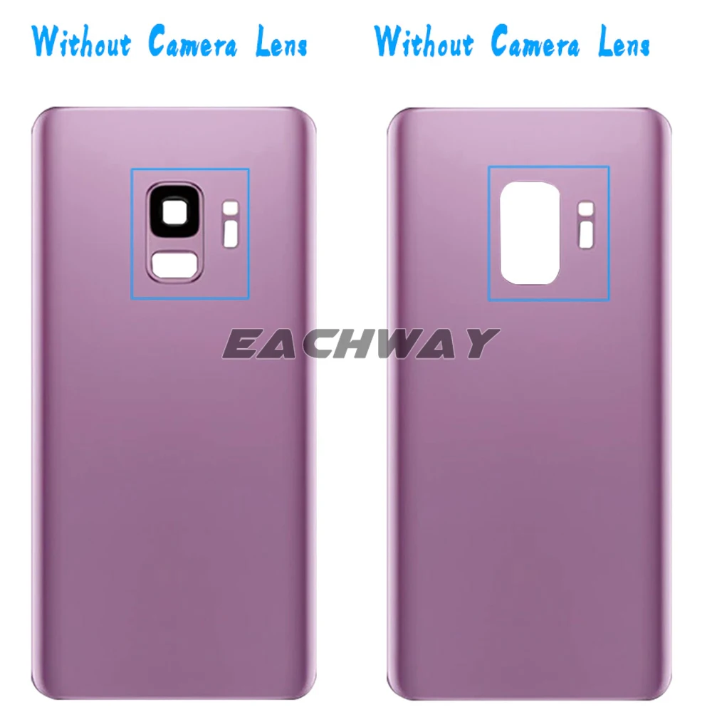 G960F G965F For Samsung Galaxy S9 Plus 3D Glass Back Battery Case S9 For Samsung S9plus Housing Cover Door Rear With Adhesive