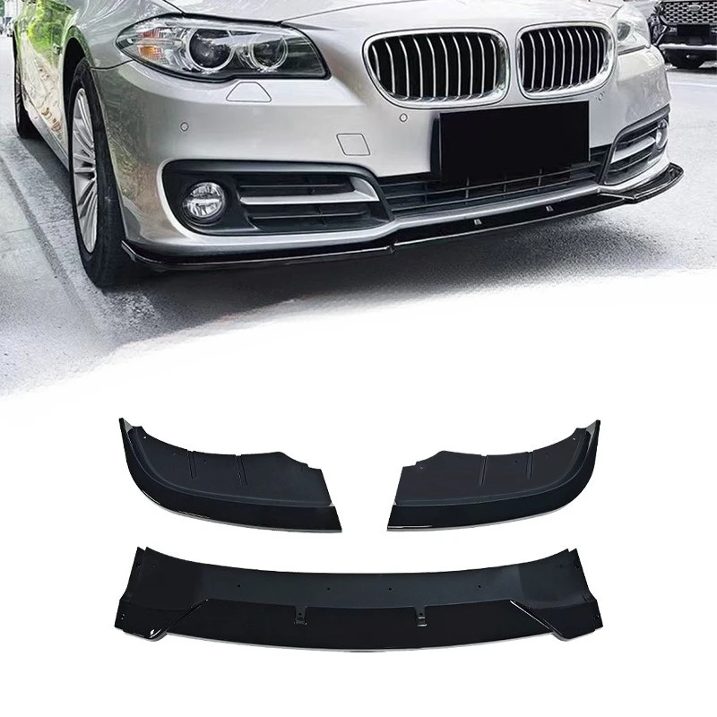 

For BMW 5 Series F10 2014-16 3Piece Front Lip Spoiler M Performance Style Direct Fit Exterior Styling Body Kit Upgrade Car Parts