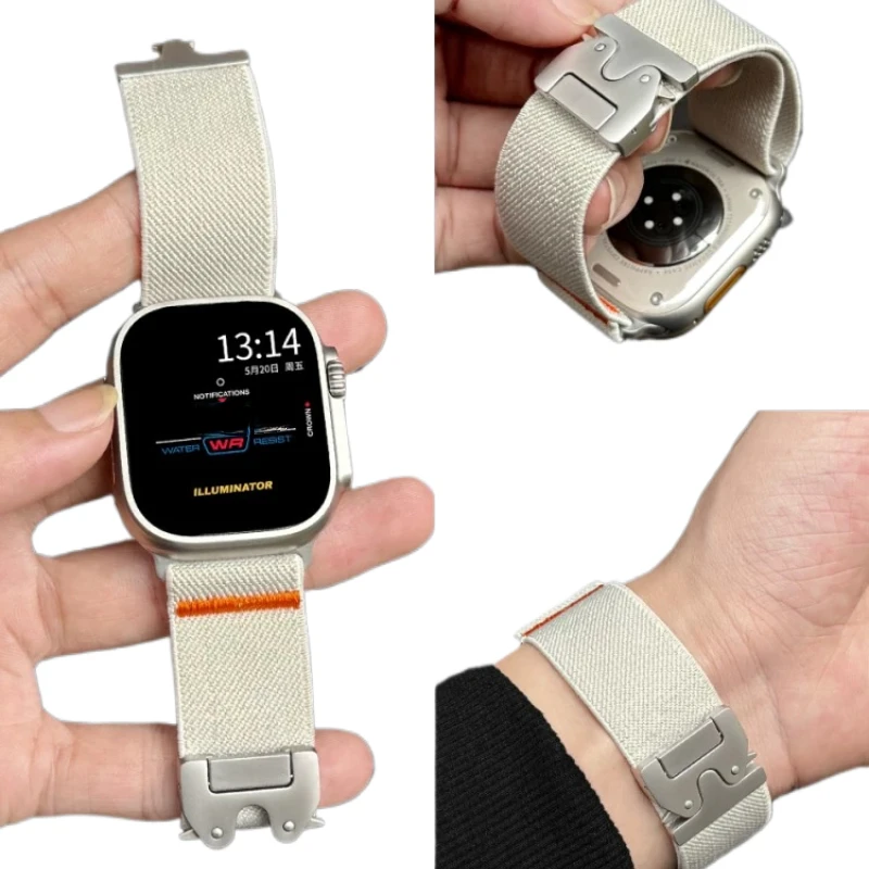 

Нейлоновый ремешок для часов Redmi 5/4, спортивный браслет Correa, спортивный ремешок для часов для Xiaomi Band 9 Pro/8 Pro, женский и мужской браслет для умных часов