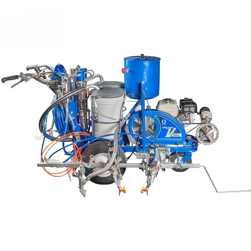 Increased Durability and Material Life MMA Two-component Pavement Road Marking Equipment with Engine for Pump