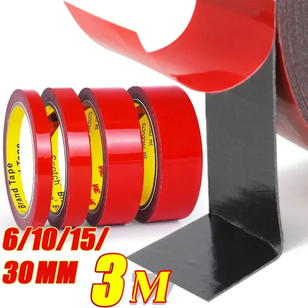 Strong Double Sided Adhesive Tape with High Viscosity for Automotive Use High Temperature Resistant Fixed Adhesive Patch