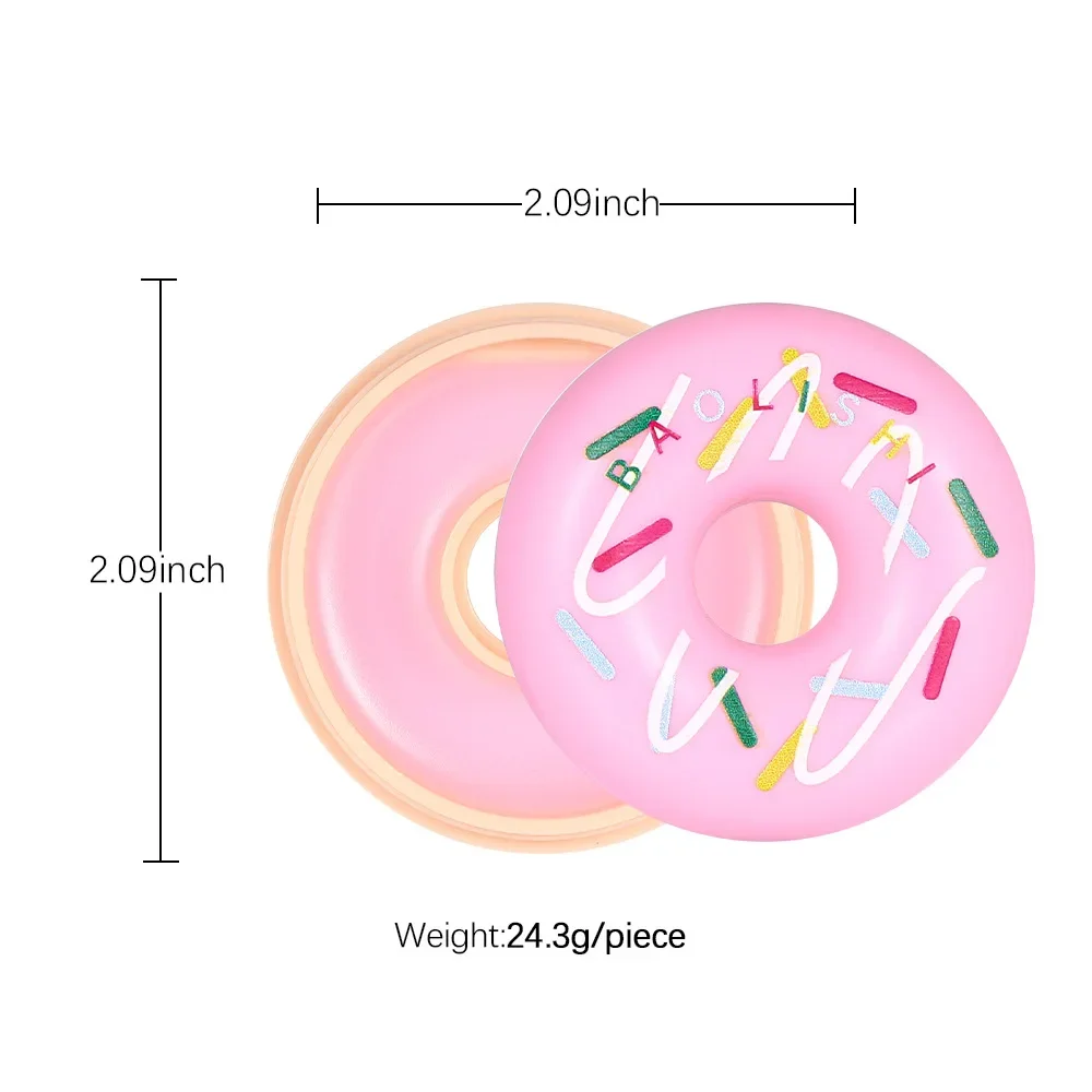 دونات ترطيب ملمع الشفاه النفط ملمع الشفاه ترطيب شفاف السائل ملمع الشفاه الطبيعية الشفاه معززات ماكياج بالجملة #5