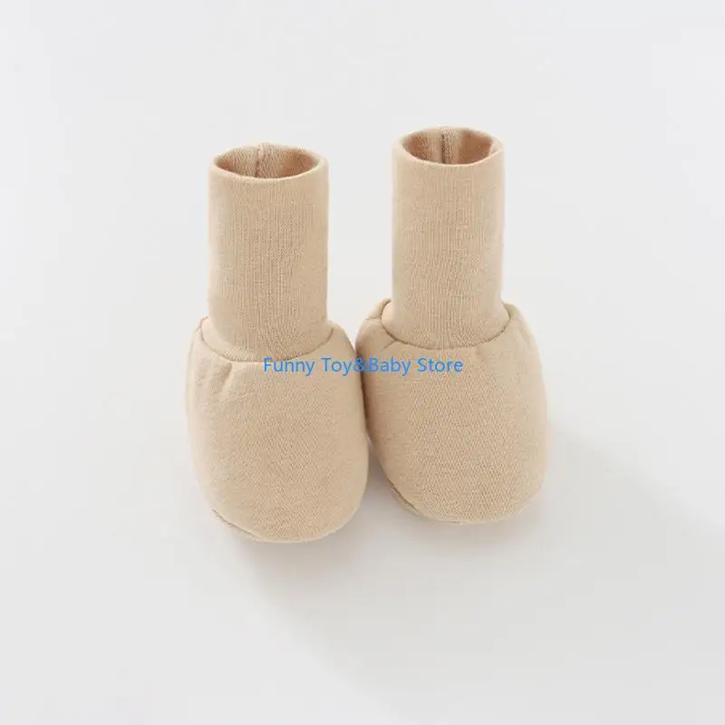لا خدش القفازات الجوارب مجموعة قفازات مضادة للخدش أغطية القدم قفازات حماية اليد للأطفال الرضع 0-12 شهر هدايا الأطفال حديثي C90B