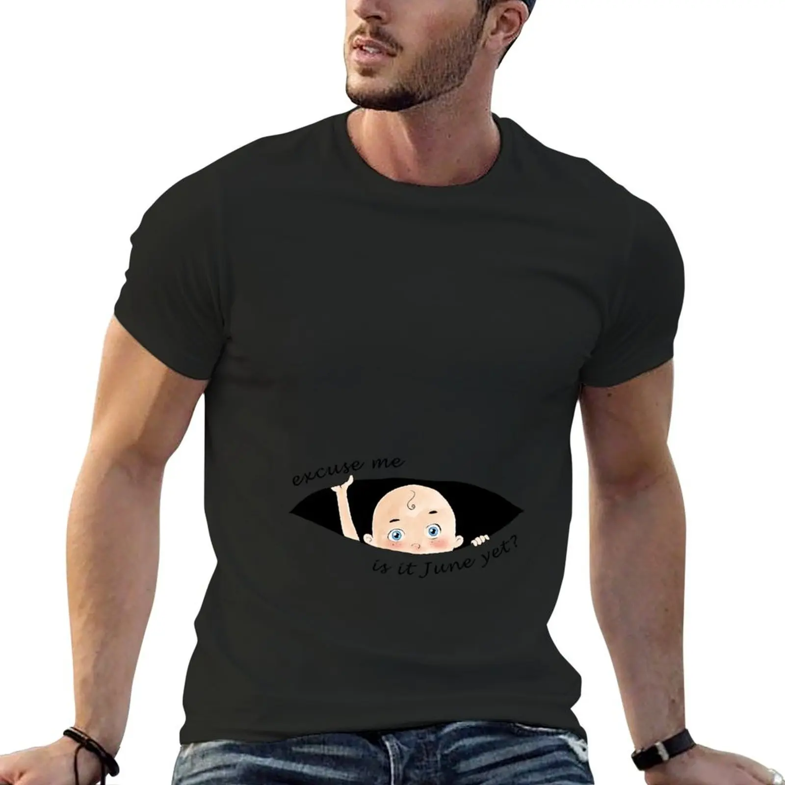 

Excuse Me Is It June Yet Baby Boy T-Shirt anime t shirts boys whites plus size tops heavy weight t shirts for men