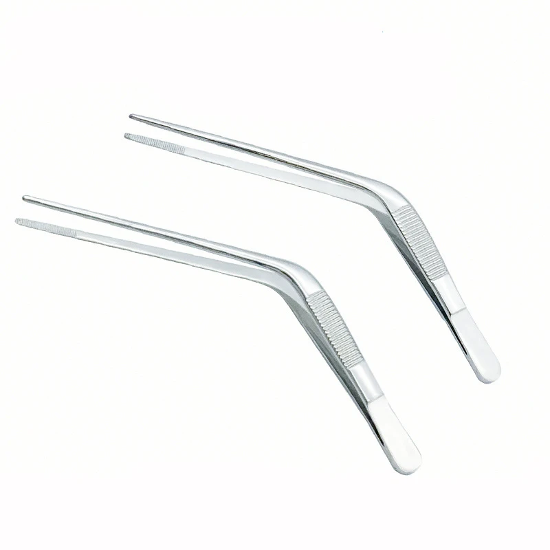 Aço inoxidável Round Head Ear Tweezers, 12,5 centímetros 14 centímetros 18 centímetros