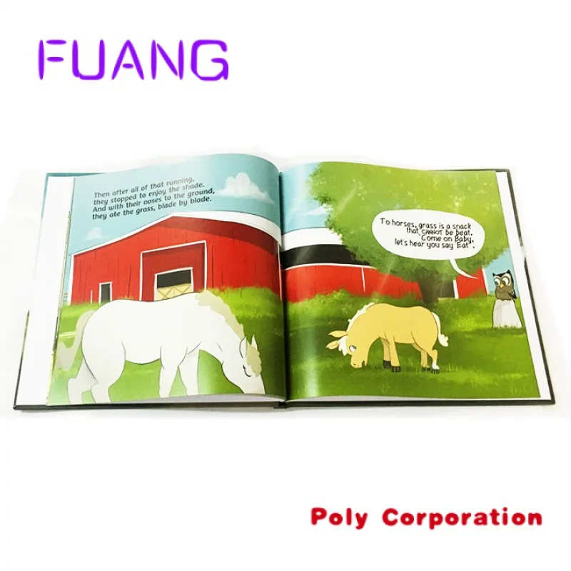 Custom  Custom Hard Cover Book Printing Children Hardcover Book Printer in China