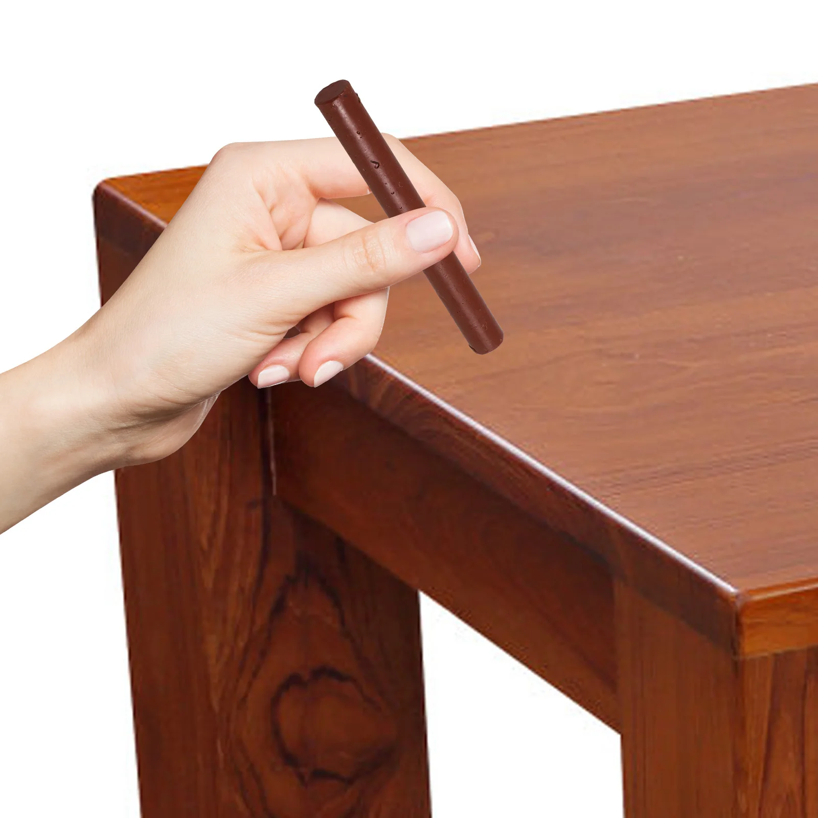 2 قطعة الأثاث الشمع تلوين بني داكن الخشب حشو العصي لخدش الضرر على الجداول خزائن الطابق الخشب طقم تصليح الأثاث